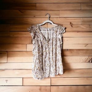 Old Navy Floral Flowy Blouse 🤍